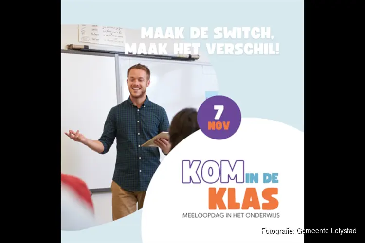 Kom in de Klas op donderdag 7 november