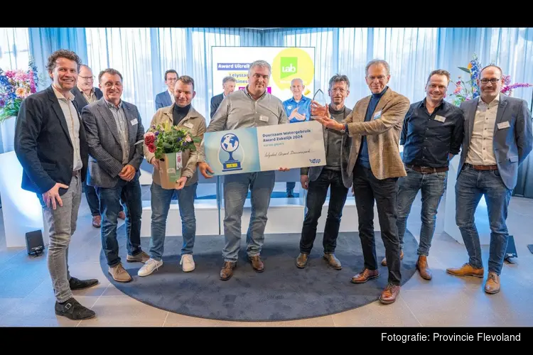 Lelystad Airport Businesspark winnaar eerste Award Duurzaam Watergebruik