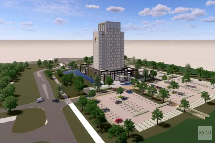Start nieuwe bouwfase Van der Valk Hotel Lelystad