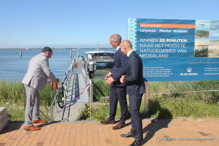 Nieuwe veerdienst brengt bezoekers jaarrond naar Marker Wadden