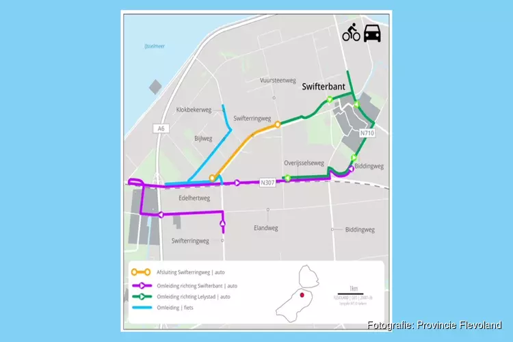 Onderhoud Swifterringweg vanaf 22 augustus