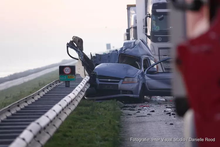 Ernstig ongeval op Markerwaarddijk