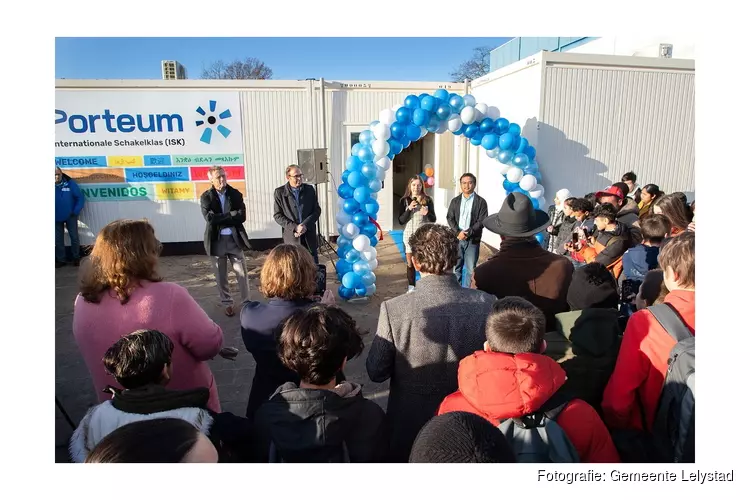 Internationale Schakelklas (ISK) bij Porteum officieel geopend