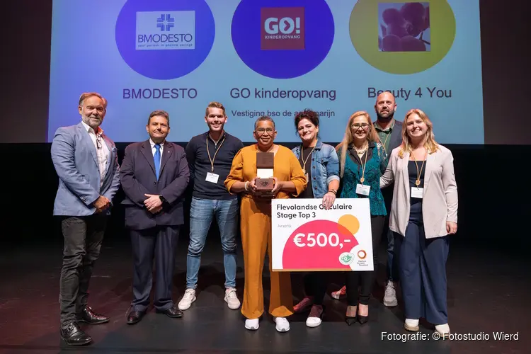 Kinderopvang GO uitgeroepen tot winnaar Flevolands Circulaire Stagebedrijf 2023