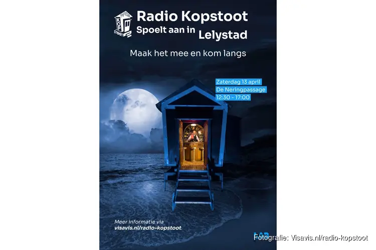 Radio Kopstoot strijkt neer in Lelystad