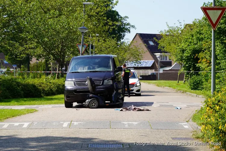 Scootmobiel aangereden in Lelystad