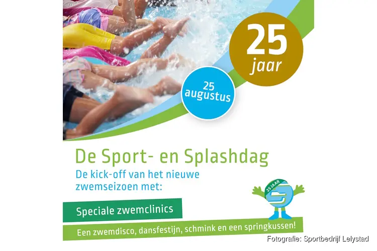 25 augustus in Zwembad De Koploper: De Sport- en Splashdag